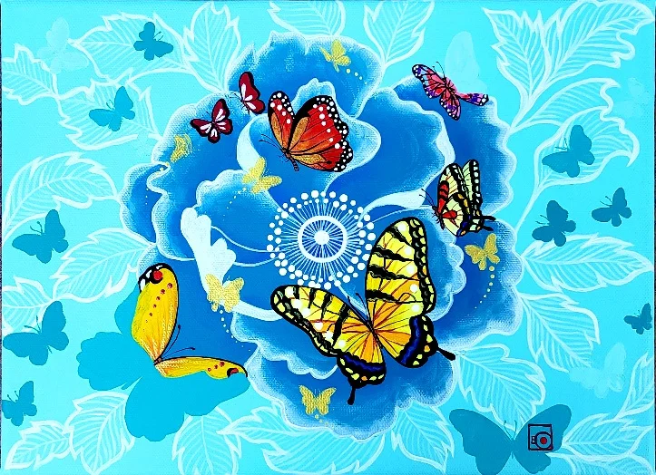 나비 | 캔버스에 아크릴 | 4호 | 2025